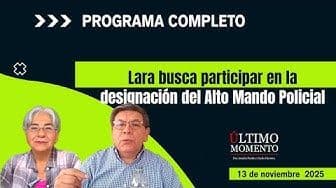 Lara busca participar en la designación del Alto Mando Policial