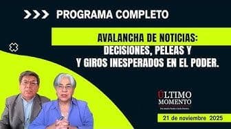 Avalancha de noticias: decisiones, peleas y giros inesperados en el poder.