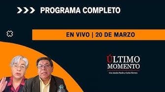 Último Momento 20 de marzo