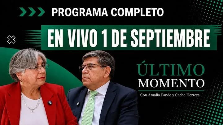 Último Momento 1 de septiembre